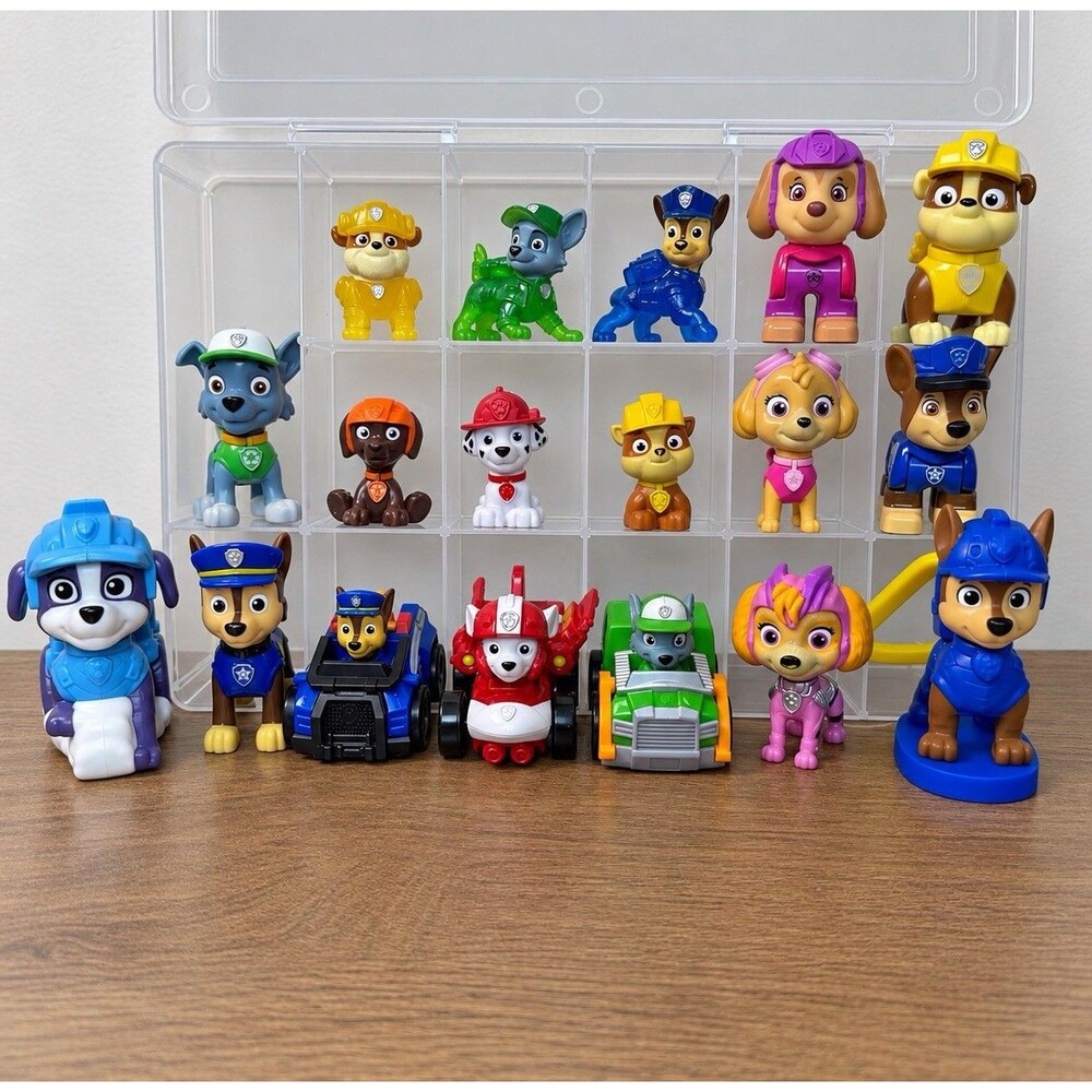 Paw Patrol 18 Piece Mixed Lot Figures Cars
